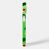 かわいいアボカドススライス夏の緑のグラデーションのパターン Case-Mate iPhoneケース (裏面 / 右)