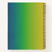 かわいいアボカドファミリー ノートブック (裏面)