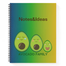 かわいいアボカドファミリー