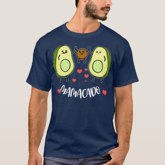 かわいいアボカド妊娠ママカドママはクラシック Tシャツ