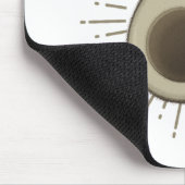 かわいいアボカド漫画のヴィンテージスタイル マウスパッド (コーナー)