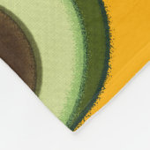 かわいいアボカド漫画パターンシェルパブランケット フリースブランケット (角)