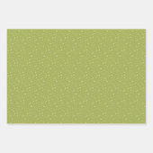 かわいいアボカド誕生日ギフトラップ ラッピングペーパーシート (正面3)