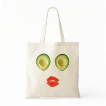 かわいいアボカド顔グリーンレッド4リタ