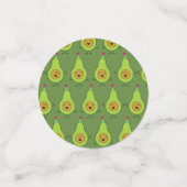 かわいいアボカド1st誕生日パーティーテーブルデコール コンフェッティ (スモール正面)