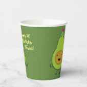 かわいいアボカド1th誕生日キッズ 紙コップ (左)
