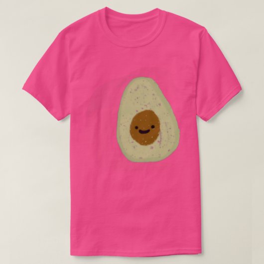 かわいいアボカド62 Tシャツ (デザイン正面)