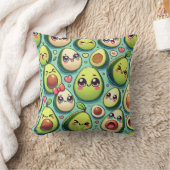 かわいいアボカド クッション (ブランケット)