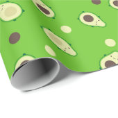 かわいいアボカド ラッピングペーパー (ロールコーナー)