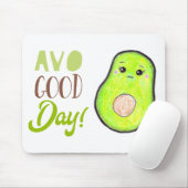 かわいいアボカド Avo グッドデイ 色鉛筆イラスト マウスパッド (マウス)