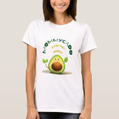 かわいいアボカド Tシャツ (正面)