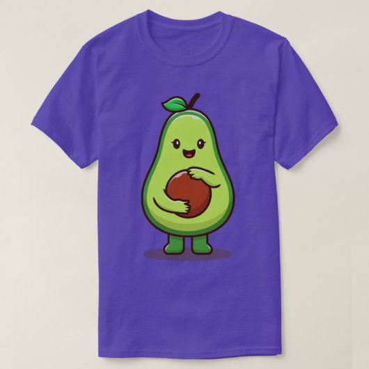 かわいいアボカド Tシャツ (デザイン正面)