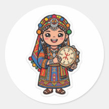 かわいいアマジグ ベルベル人女性