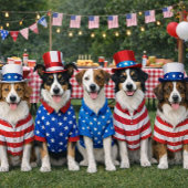 かわいいアメリカの犬 アメリカンカード