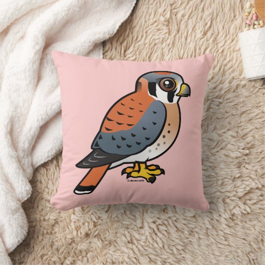 かわいいアメリカのKestrel クッション (ブランケット)