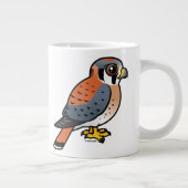 かわいいアメリカのKestrel ジャンボコーヒーマグカップ (右)