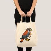 かわいいアメリカのKestrel トートバッグ (正面(商品))