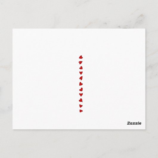 かわいいアメリカインディアンの子供たちヴィンテージバレンタイン ポストカード (裏面)