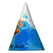 かわいいアメリカヘラジカのパーティーの帽子 パーティーハット (右)