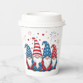 かわいいアメリカ合衆国アメリカ格言Cartoon-68123 紙コップ (裏面)