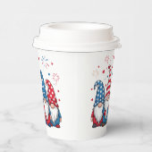 かわいいアメリカ合衆国アメリカ格言Cartoon-68123 紙コップ (右)
