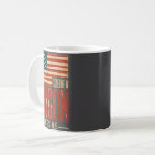 かわいいアメリカ国旗 誰かがオレゴン州を愛してる コーヒーマグカップ (正面左)
