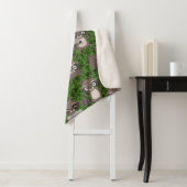 かわいいアライグマごみ箱 シェルパブランケット (インサイチュ)