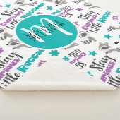 かわいいアライグマのパターン シェルパブランケット (3/4)