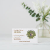 かわいいアライグマの名刺 名刺 (スタンド正面)