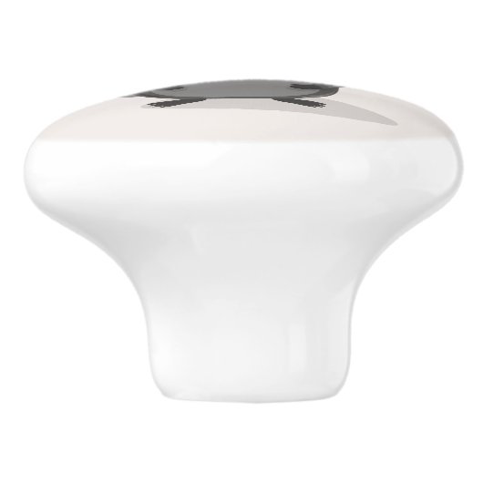 かわいいアライグマの森の動物 セラミックノブ (側面)