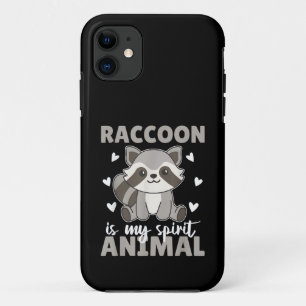 かわいいアライグマの精神動物 iPhone 11 ケース