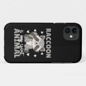 かわいいアライグマの精神動物 Case-Mate iPhoneケース (裏面(横))