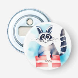 かわいいアライグマの誕生日プレゼント 栓抜き