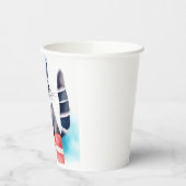 かわいいアライグマの誕生日プレゼント 紙コップ (左)