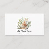 かわいいアライグマ保育園の名刺 名刺 (正面)