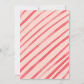 かわいいアライグマ子供たち教室バレンタインノートカード 招待状 (裏面)