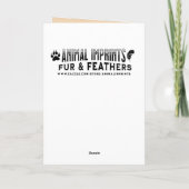 かわいいアライグマ | 君考えの事 カード (裏面)