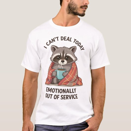 かわいいアライグマTシャツ Tシャツ (正面)