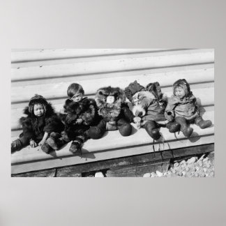 かわいいアラスカの子ども, 1908 ポスター