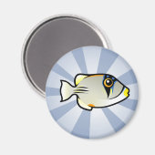 かわいいアラビアンピカソフィッシュ マグネット (正面/裏面)