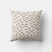 かわいいアリのパターン クッション (裏面)