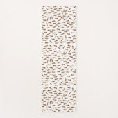 かわいいアリのパターン ヨガマット (正面)