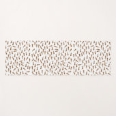 かわいいアリのパターン ヨガマット (正面(横))