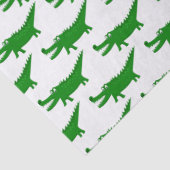  かわいいアリゲーターのイラスト 薄葉紙 (詳細)