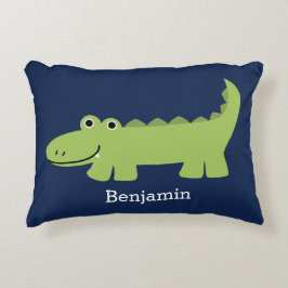 かわいいアリゲーターキッズ アクセントクッション