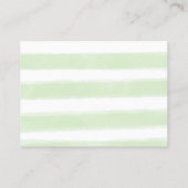 かわいいアリゲーターハイビスカスブックベビー囲い 名刺 (裏面)