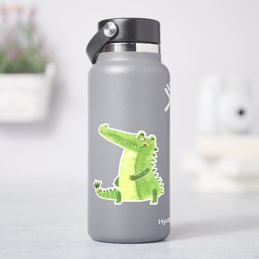 かわいいアリゲーター シール (HydroFlask)