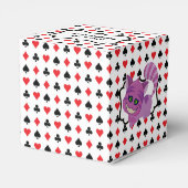 かわいいアリスinワンダーランド子供の誕生日パーティー フェイバーボックス (裏面サイド)