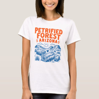 かわいいアリゾナ州の石化林 Tシャツ