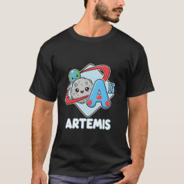 かわいいアルテミスII NASA月ミッション Tシャツ